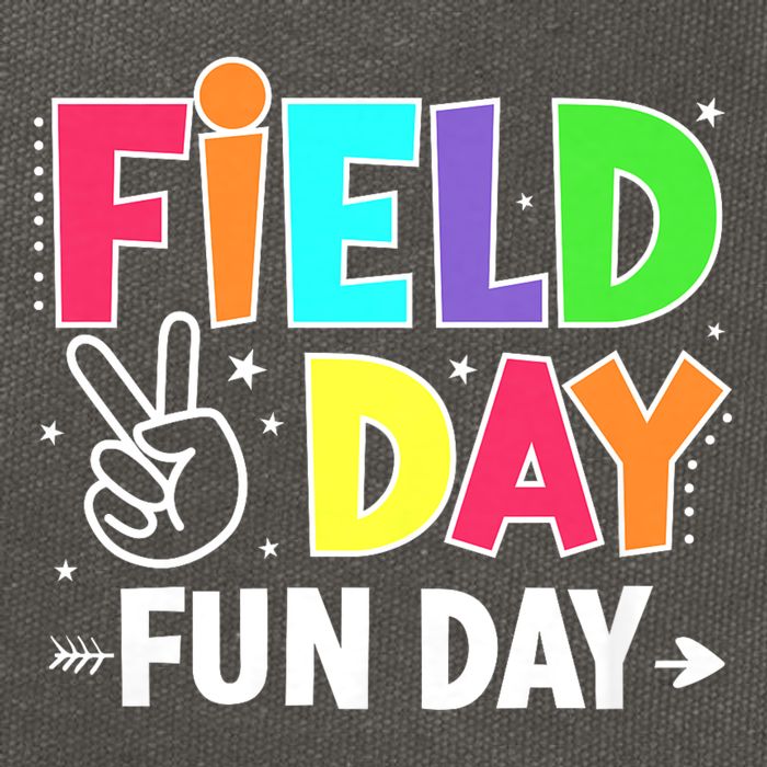 Field Day Fun Day Funny For Teacher Kids Field Day 2025 Cotton Canvas Backpack