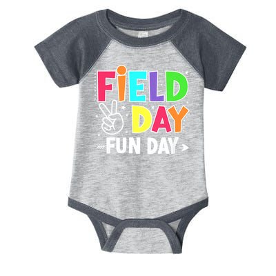 Field Day Fun Day Funny For Teacher Kids Field Day 2025 Infant Baby Jersey Bodysuit