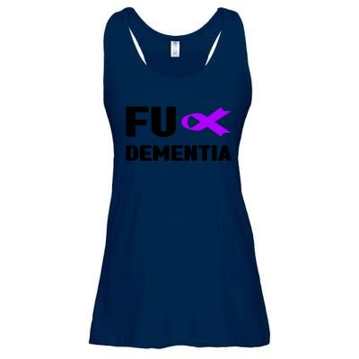 Fuck Detia Funny Gift Fuck Alzheimer's Detia Awareness Gift Ladies Essential Flowy Tank