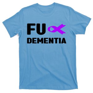 Fuck Detia Funny Gift Fuck Alzheimer's Detia Awareness Gift T-Shirt