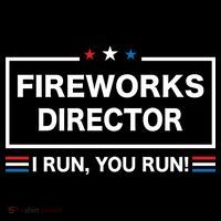 Fireworks Director Drawstring Bag