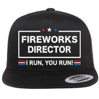Fireworks Director Flat Bill Trucker Hat