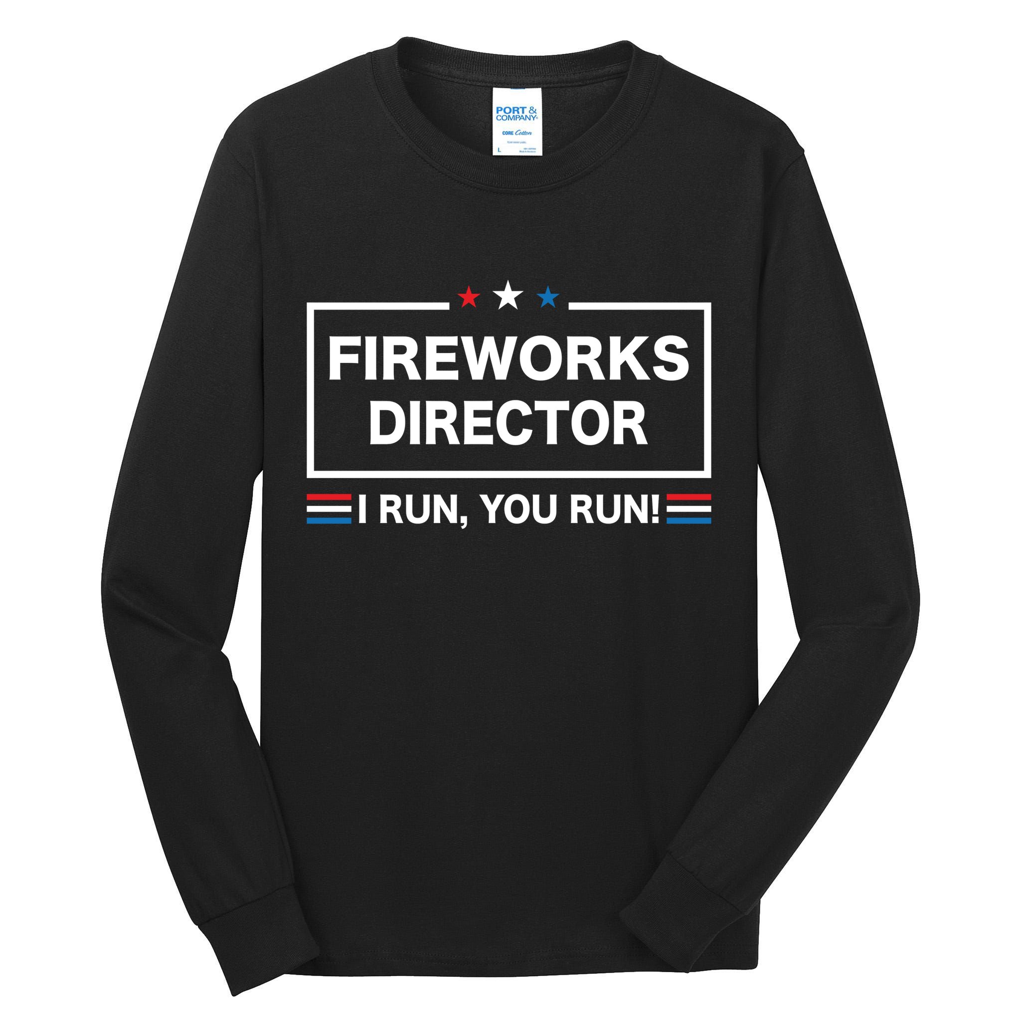 Fireworks Director Tall Long Sleeve T-Shirt