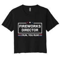 Fireworks Director Women's Crop Top Tee