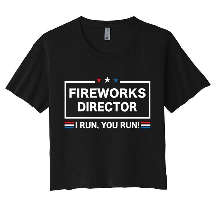Fireworks Director Women's Crop Top Tee