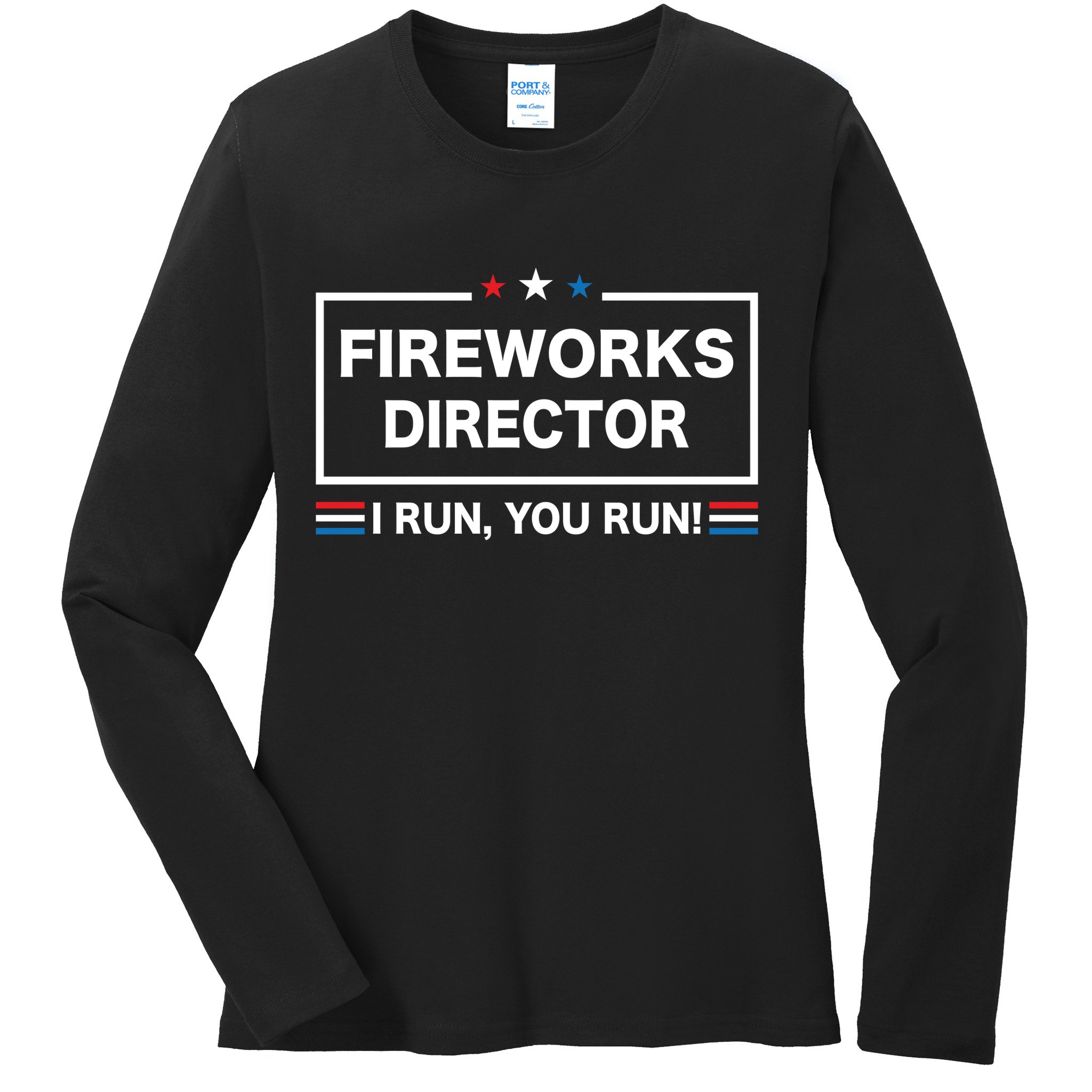 Fireworks Director Ladies Long Sleeve Shirt