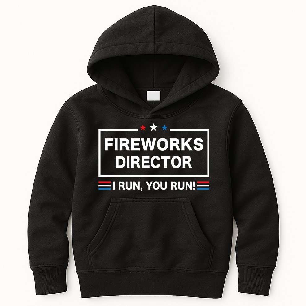 Fireworks Director Kids Hoodie