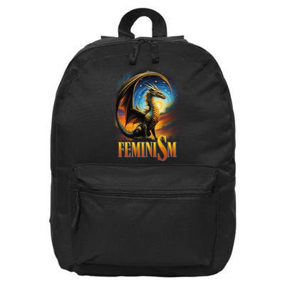 Feminism Dragon Fantasy 16 in Basic Backpack