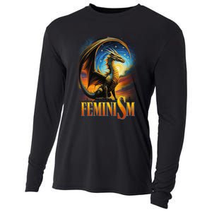 Feminism Dragon Fantasy Cooling Performance Long Sleeve Crew