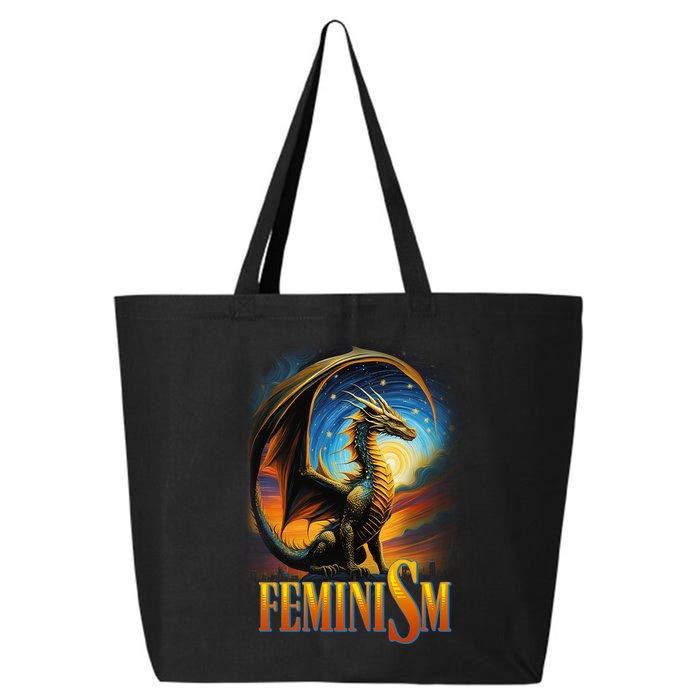 Feminism Dragon Fantasy 25L Jumbo Tote
