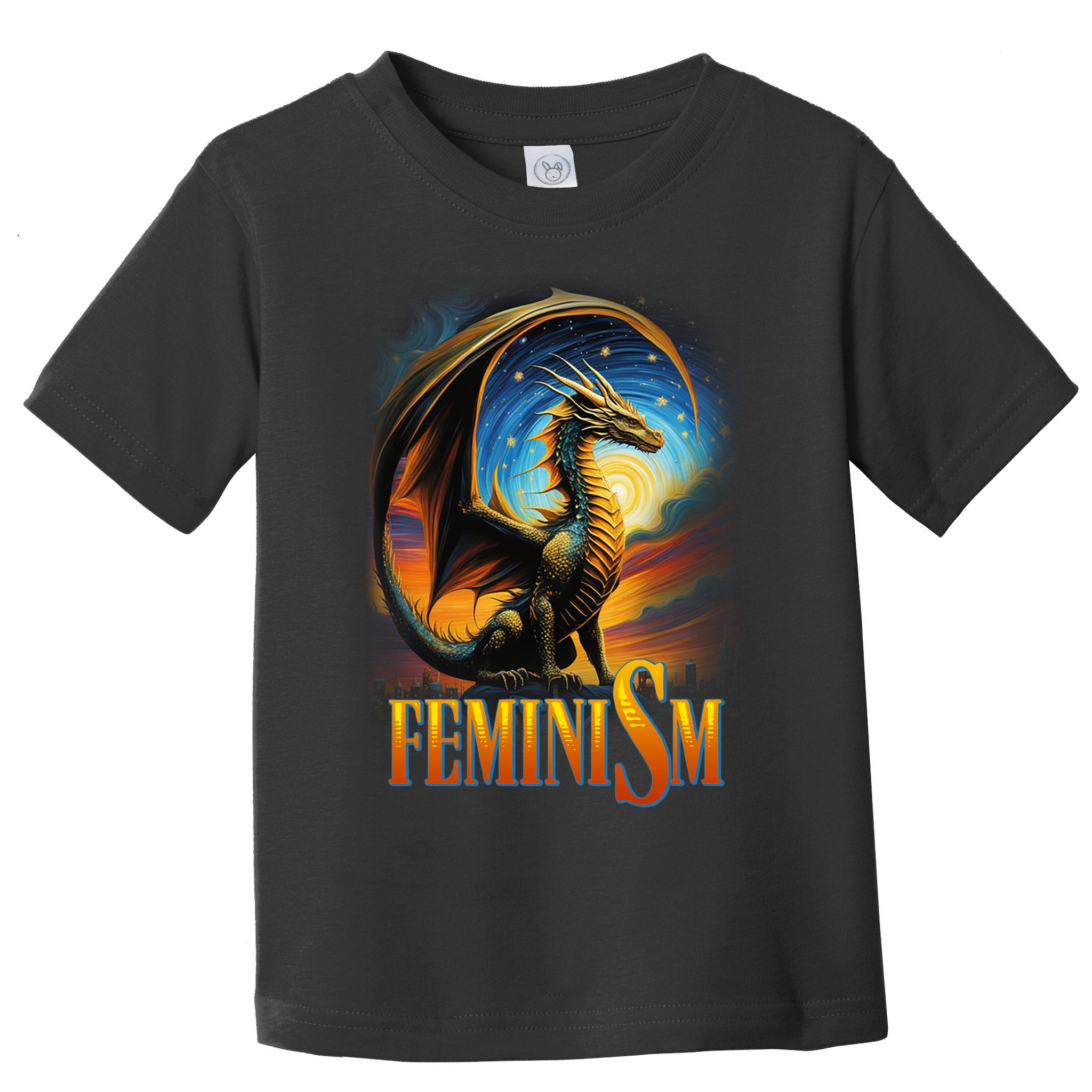 Feminism Dragon Fantasy Toddler T-Shirt