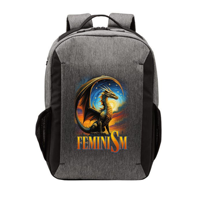 Feminism Dragon Fantasy Vector Backpack