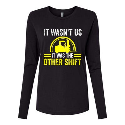 Forklift Driver Forklift Operator Womens Cotton Relaxed Long Sleeve T-Shirt