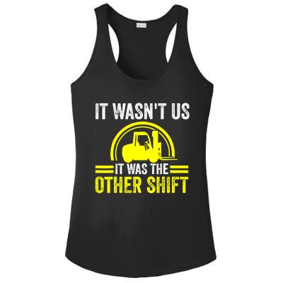 Forklift Driver Forklift Operator Ladies PosiCharge Competitor Racerback Tank