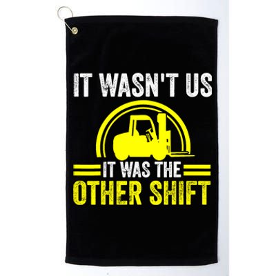 Forklift Driver Forklift Operator Platinum Collection Golf Towel