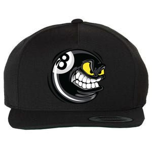 Father's Day Funny 8 Ball Billiards Gift For Dad Wool Snapback Cap