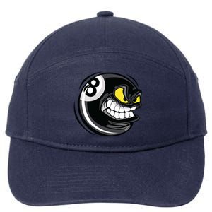 Father's Day Funny 8 Ball Billiards Gift For Dad 7-Panel Snapback Hat