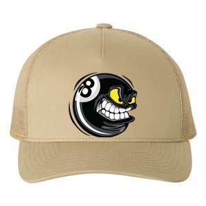 Father's Day Funny 8 Ball Billiards Gift For Dad Yupoong Adult 5-Panel Trucker Hat