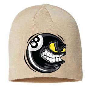 Father's Day Funny 8 Ball Billiards Gift For Dad Sustainable Beanie