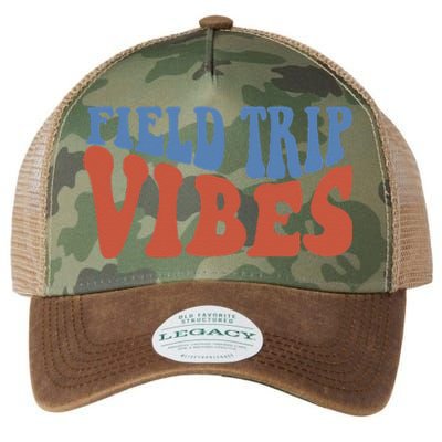 Field Day Field Trip Vibes Students Legacy Tie Dye Trucker Hat