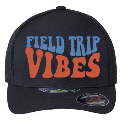 Field Day Field Trip Vibes Students Flexfit Unipanel Trucker Cap