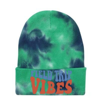 Field Day Field Trip Vibes Students Tie Dye 12in Knit Beanie