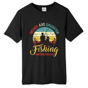 Father Daughter Fishing Partner For Life Retro Matching Dad Tall Fusion ChromaSoft Performance T-Shirt