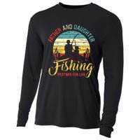 Father Daughter Fishing Partner For Life Retro Matching Dad Cooling Performance Long Sleeve Crew