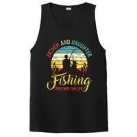 Father Daughter Fishing Partner For Life Retro Matching Dad PosiCharge Competitor Tank