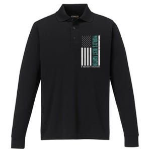 Father's Day Funny World's Best Farter I Mean Father Performance Long Sleeve Polo