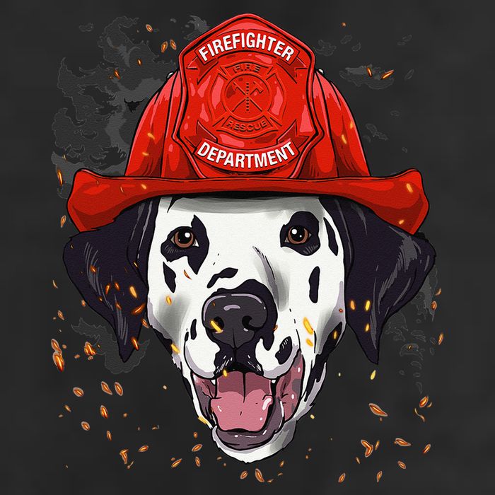 Firefighter Dalmatian Fire Department Fireman Pet Dog Lover Cool Comfort Performance Bucket Hat
