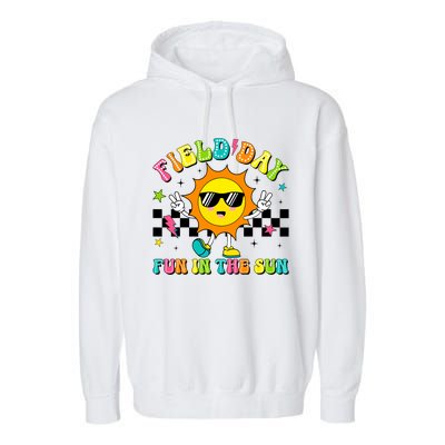 Field Day Fun In The Sun Let Games Begin 2024 Teachers Garment-Dyed Fleece Hoodie