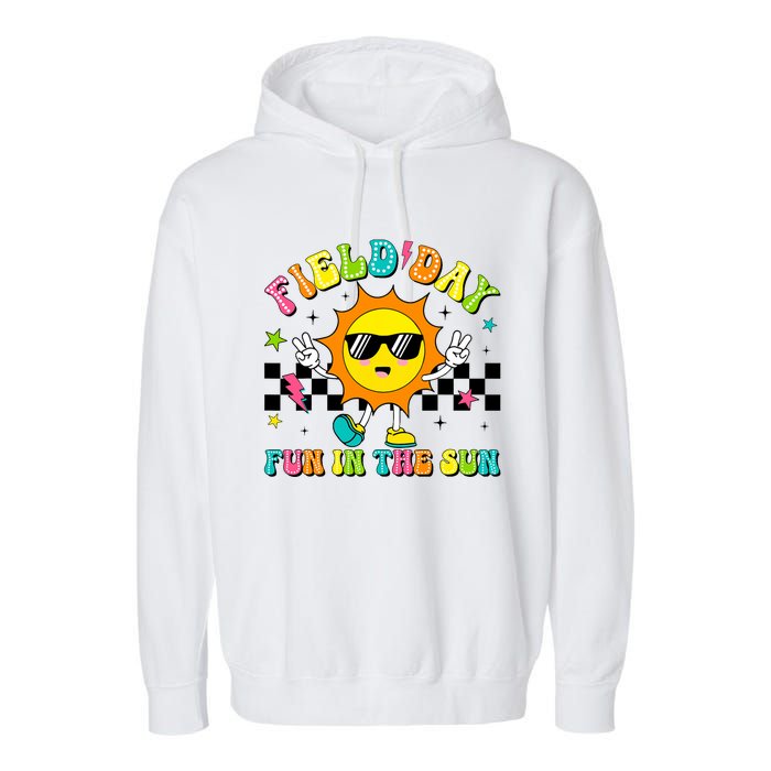 Field Day Fun In The Sun Let Games Begin 2024 Teachers Garment-Dyed Fleece Hoodie