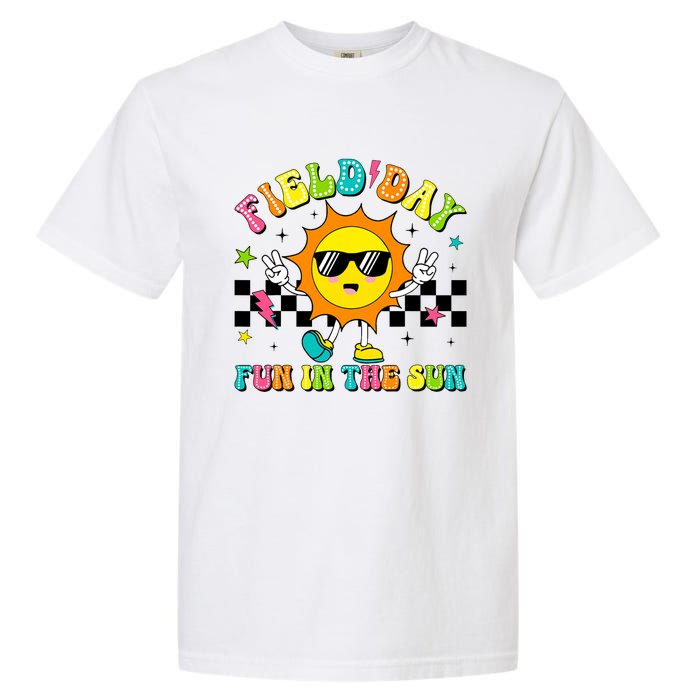 Field Day Fun In The Sun Let Games Begin 2024 Teachers Garment-Dyed Heavyweight T-Shirt