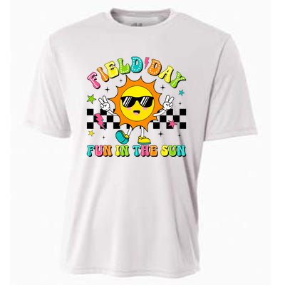 Field Day Fun In The Sun Let Games Begin 2024 Teachers Cooling Performance Crew T-Shirt