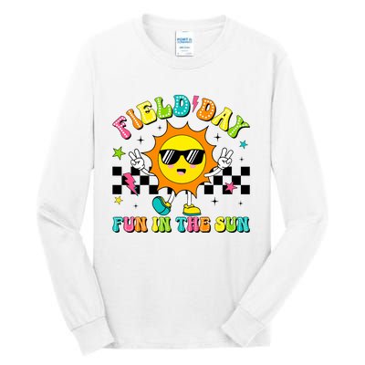 Field Day Fun In The Sun Let Games Begin 2024 Teachers Tall Long Sleeve T-Shirt