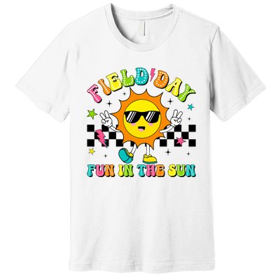 Field Day Fun In The Sun Let Games Begin 2024 Teachers Premium T-Shirt