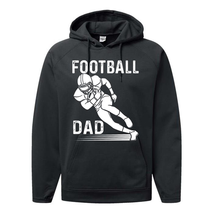 Football Dad Performance Fleece Hoodie