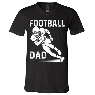 Football Dad V-Neck T-Shirt