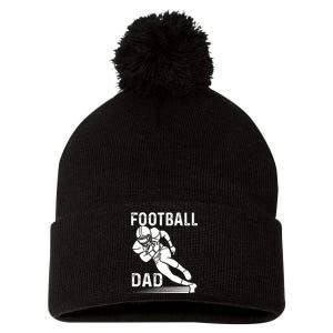 Football Dad Pom Pom 12in Knit Beanie