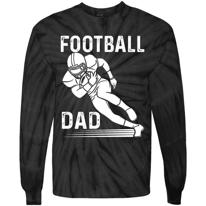 Football Dad Tie-Dye Long Sleeve Shirt