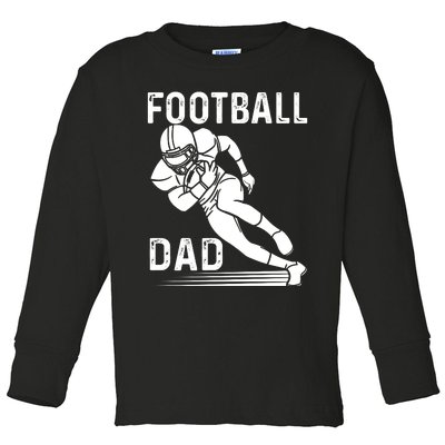 Football Dad Toddler Long Sleeve Shirt