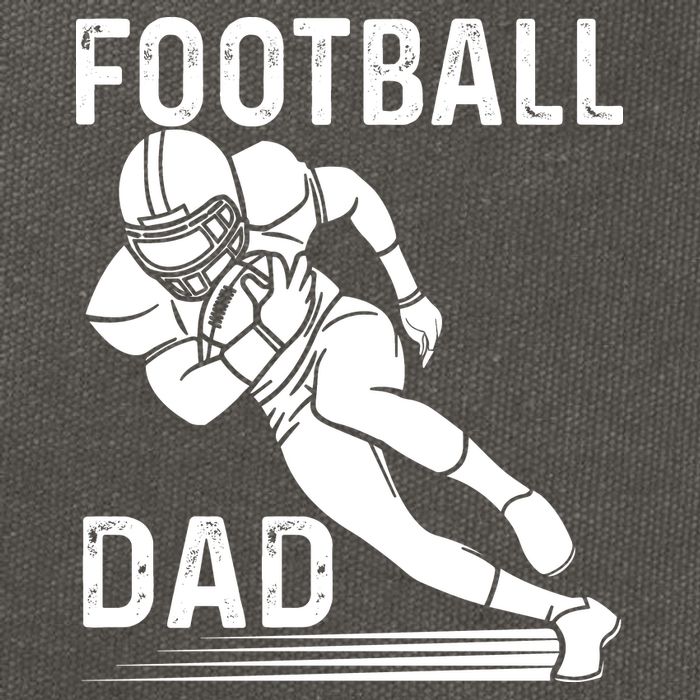 Football Dad Cotton Canvas Backpack