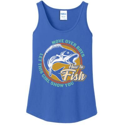 Father's Day Fishing Let This Show You Gift Ladies Essential Tank