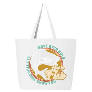 Father's Day Fishing Let This Show You Gift 25L Jumbo Tote