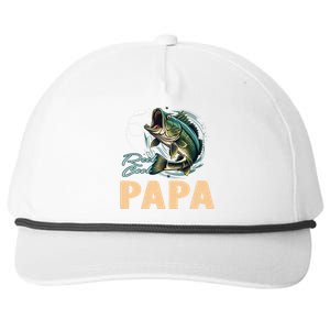 Fathers Day Funny Fisherman Reel Cool Papa Fishing Lover Snapback Five-Panel Rope Hat