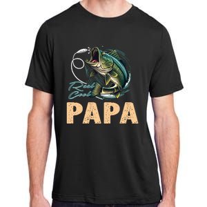 Fathers Day Funny Fisherman Reel Cool Papa Fishing Lover Adult ChromaSoft Performance T-Shirt