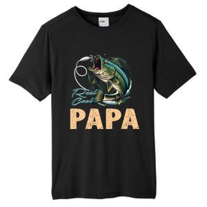 Fathers Day Funny Fisherman Reel Cool Papa Fishing Lover Tall Fusion ChromaSoft Performance T-Shirt