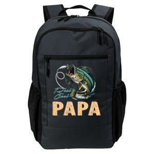 Fathers Day Funny Fisherman Reel Cool Papa Fishing Lover Daily Commute Backpack