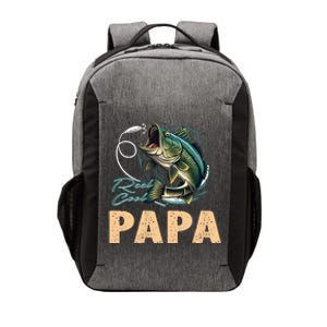 Fathers Day Funny Fisherman Reel Cool Papa Fishing Lover Vector Backpack